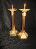 Brass Church Altar Candlesticks (pair)