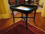 Black and Gold Butler Folding Tray Table