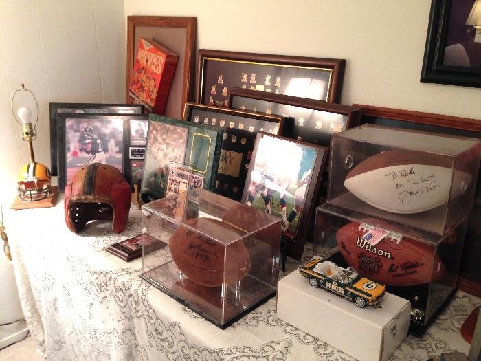 Sports memorabilia collections NFL, OLYMPICS, BASEBALL
