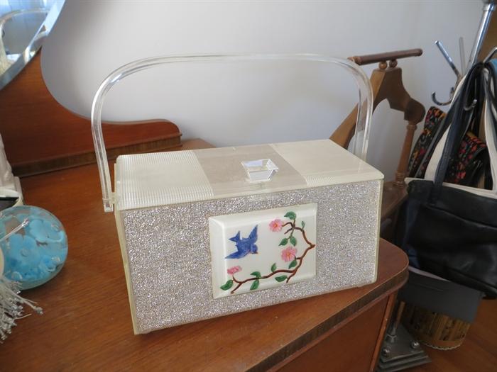 Vintage lucite box purse