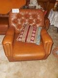 Vintage German leather chair (2)