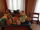 Too much pottery to describe..bowls..vases..endless list!