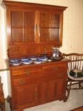 Cherry wood Ethan Allen hutch
