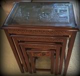 Fabulous set of four nesting tables!