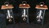 Unique metal and glass lanterns!