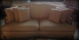 Fantastic antique sofa in neutral color!