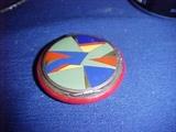 wonderful sterling enamel compact art deco