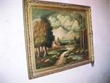 listed English artist painting