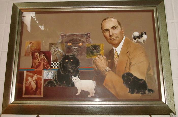 Large, Original Oil Painting by World Famous Artist Roy Andersen dated 1978