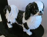 Life Size, Porcelain Japanese Chin Dog, made exclusively for the Japanese market