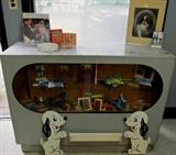 Lighted, Display/Counter Case, filled dog grooming Accessories