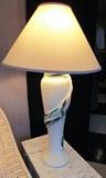 Pair of Black and White Lamps