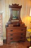 Victorian Dresser with Mirror