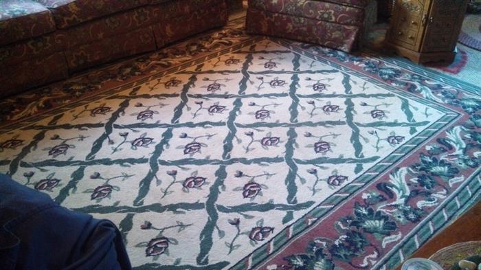 11' x 7'8" area rug.