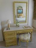 Dressing vanity and stool