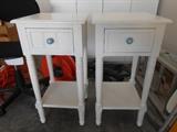 SMALL WHITE SIDE TABLES