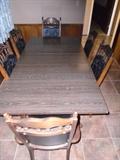 Large Dining Room Table w/6 chairs