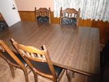 Large Dining Room Table w/6 chairs