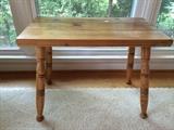 Small primitive pine table