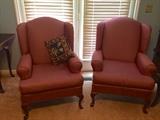 Wing-back chairs