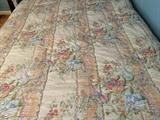 Several high-quality chintz bedspreads in amazing condition