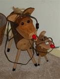 Carved Christmas Reindeer