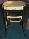 Vintage Metal Step stool .......cash only