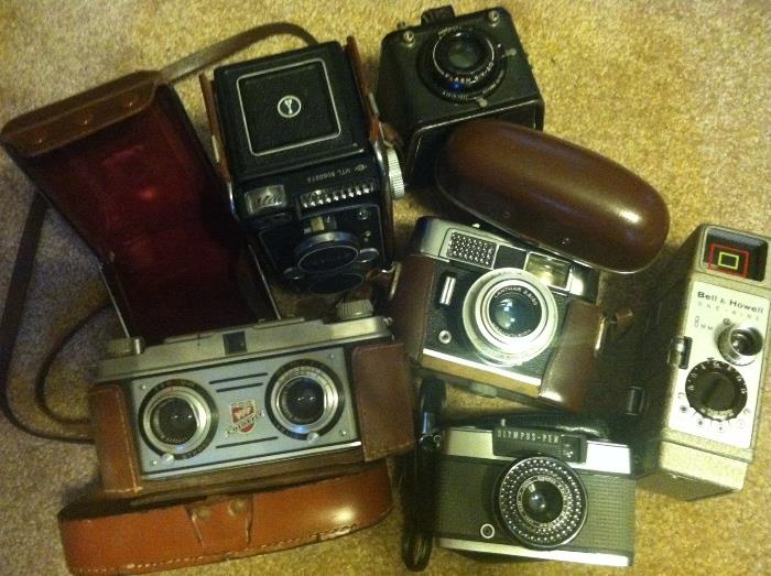 Vintage Cameras - Brownie - Bell Howell - More