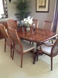 teak dining table