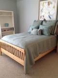 bed frame with side rails