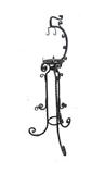 Unusual wrought iron stand