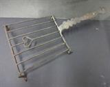 Early iron fireplace grill