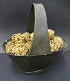 Tinware basket