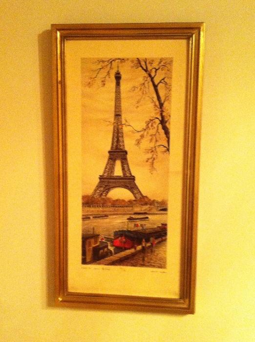 French Framed Artwork
