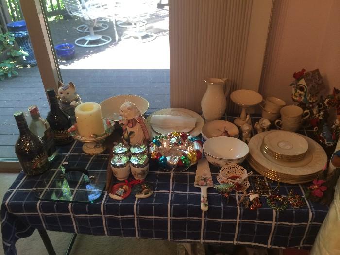 Lenox china, figurines and more