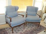 2 Blue Down Filled Chairs