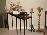3 Stack Tables, Candle Stands