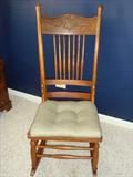 Oak Rocking Chair and Pad