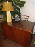 Cherry Computer Desk w/Chair - Lamp