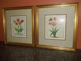 Pair of Floral Prints