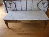 Marble Topped Coffee Table