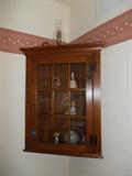 Corner Wall Curio Cabinet