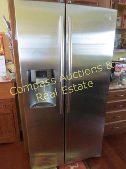Stainless Steel side x side refrigerator 