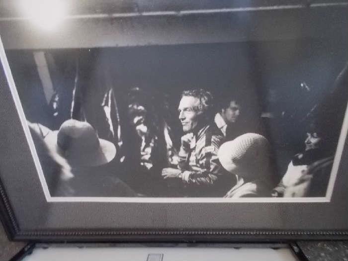 Framed photo of Paul Newman
