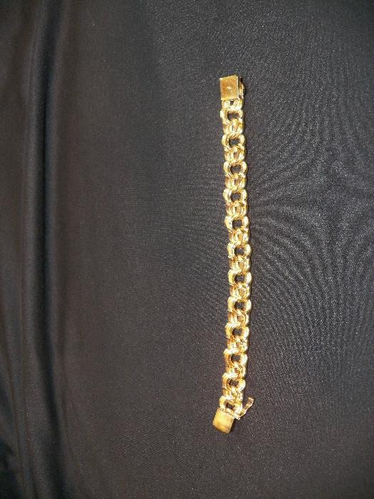 Heavy 14K Gold Bracelet