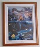 Mermaids Dream Cibachrome Double Signed By Jim Warren and Wyland