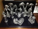 Michael Rickter Pewter Jesus and 12 Deciples Set