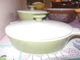 vintage corning Ware Avocado Green