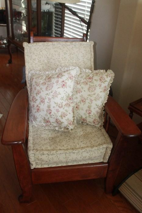 Vintage Oak Reclining Chair