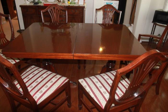 Antique Mahoganey Dining Table-over 100 years old
